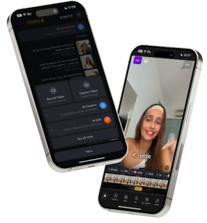 two phones mockups